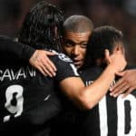 Edinson Cavani, Neymar and Kylian Mbappe