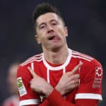 Bayern Munich striker Robert Lewandowski