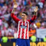 Atletico de Madrid fans pay tribute to Spanish forward Fernando Torres after his last game for the club.