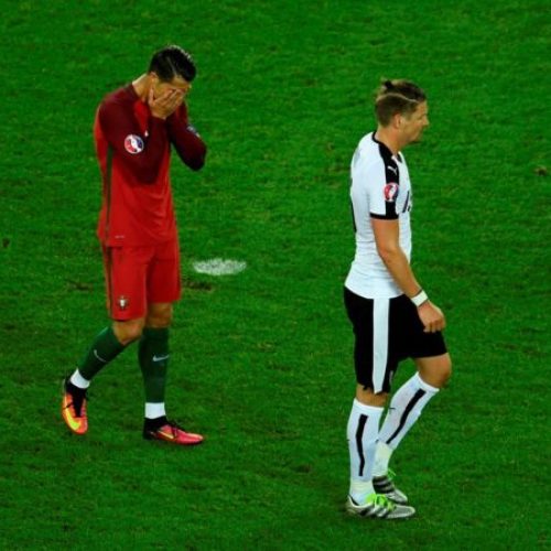 Ronaldo misses penalty, Portugal held