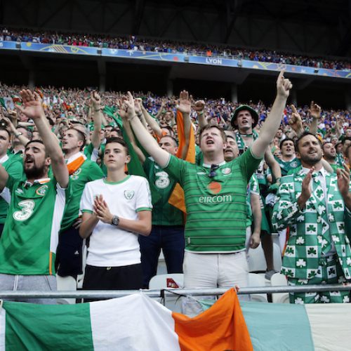 Ireland fans awarded top Paris honour