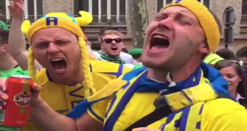 You are currently viewing Ireland, Swedish fans unite