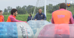 Read more about the article Barcelona’s bubble football