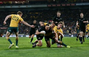 Read more about the article All Blacks batter Wallabies to retain Bledisloe