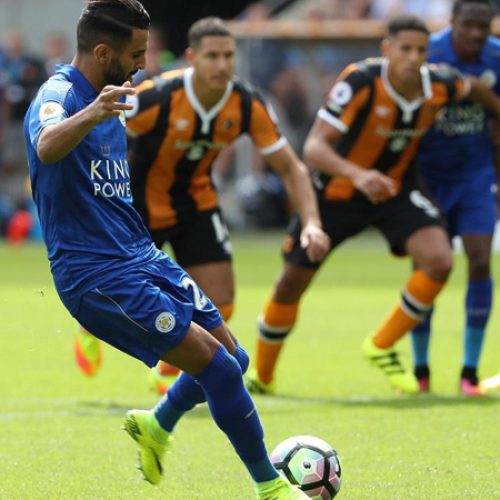 Mahrez on target for Leicester