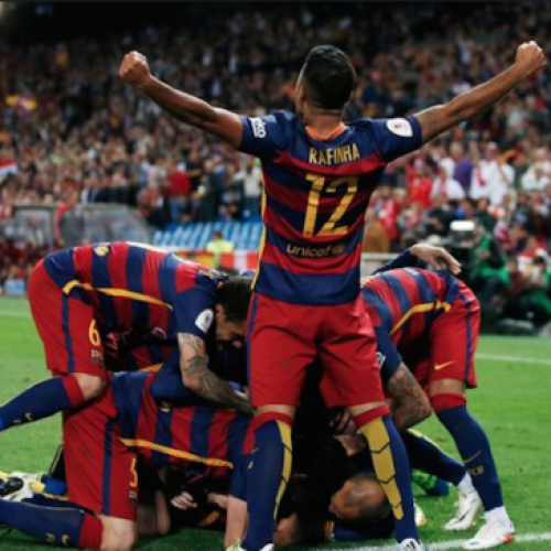 Barca bag Super Cup advantage