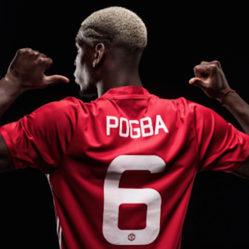 Pogba debuts new hairstyle
