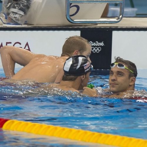 Le Clos fourth as Phelps reigns supreme