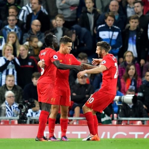 Coutinho shines as Reds win