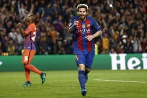 Read more about the article Messi stars as Barca thrash City