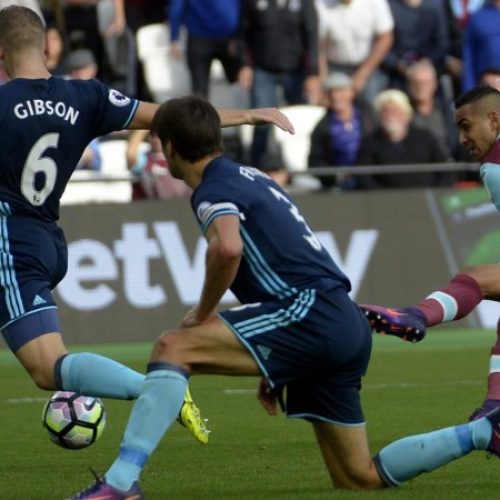 West Ham held by Middlesbrough, Watford end in stalemate