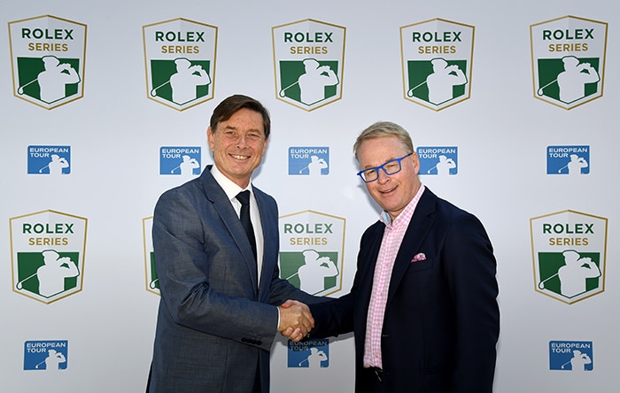 European Tour unites with Rolex