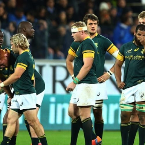 Italian loss sees Springboks slide down to fifth spot