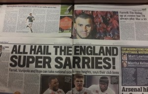 Read more about the article English press talk heats up before big Test