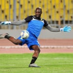 Denis Onyango during Mamelodi Sundowns' training session