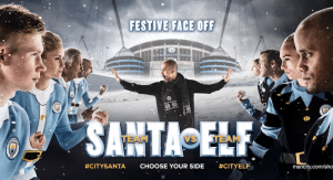 Read more about the article Man City’s Team Santa vs Team Elf