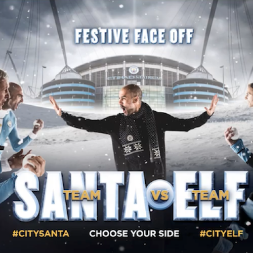 Man City’s Team Santa vs Team Elf