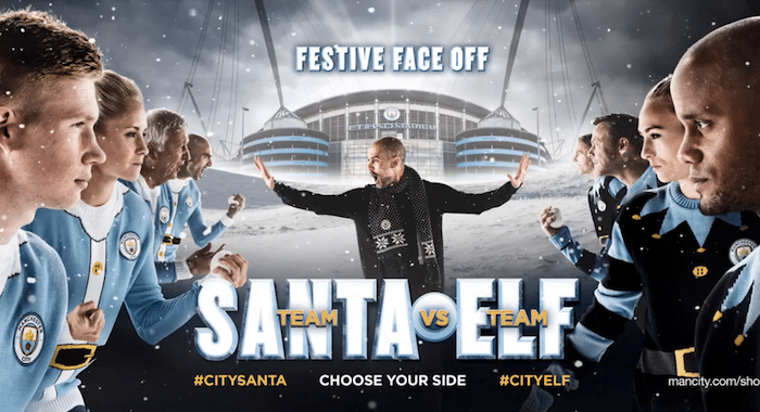You are currently viewing Man City’s Team Santa vs Team Elf
