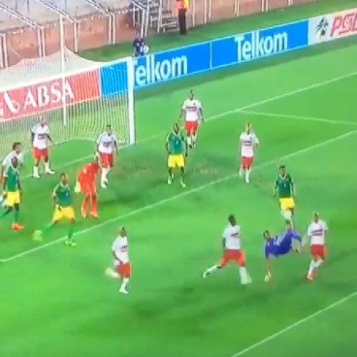 Baroka keeper scores an unreal bicycle kick