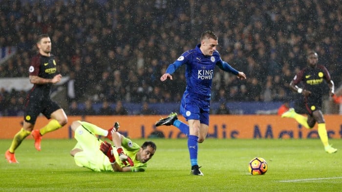 You are currently viewing A Vardy hat-trick inspired Leicester victory