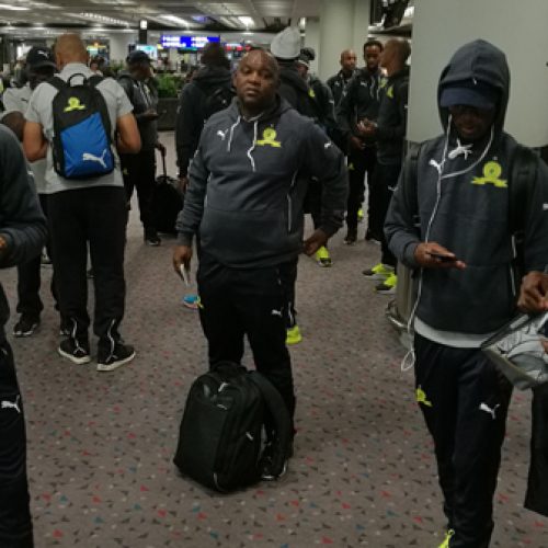 Sundowns arrive in Hong Kong