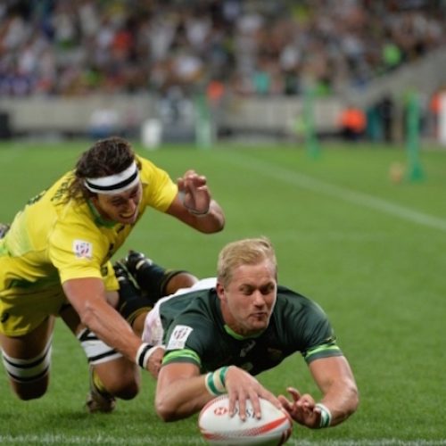 Blitzboks bash Aussies to reach CT quarters