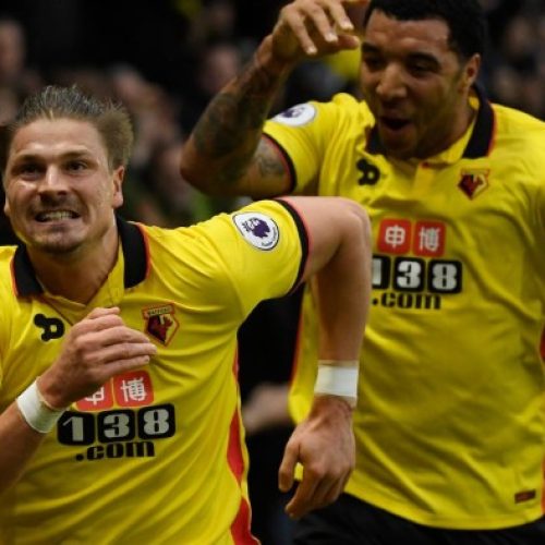 Okaka fires Watford past Everton