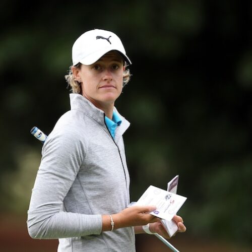 Strauss and Smit share Ladies Challenge lead