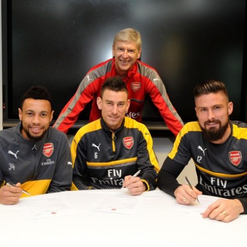 French trio commit to Arsenal
