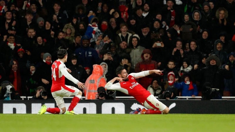 You are currently viewing Arsenal win as Giroud steals the show