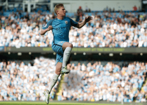 Read more about the article De Bruyne shines as Man City run riot