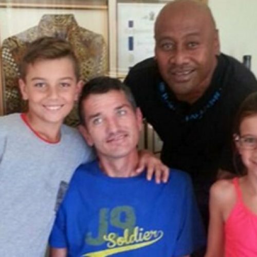 Jonah Lomu visits Joost