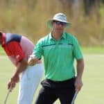 Hicks sinks huge birdie for PGA Champs lead