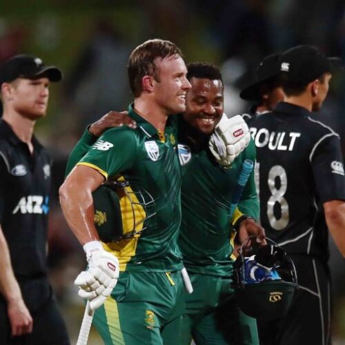 Proteas edge Kiwis to equal record