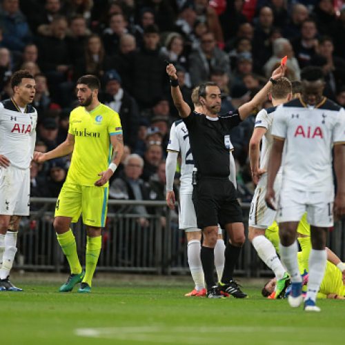 Gent send 10-man Spurs packing