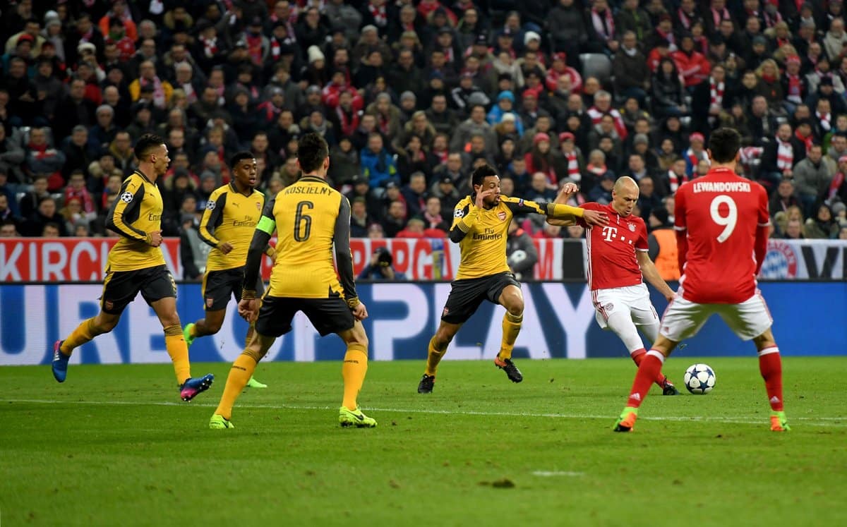 You are currently viewing Bayern put five past Arsenal, Real see off Napoli