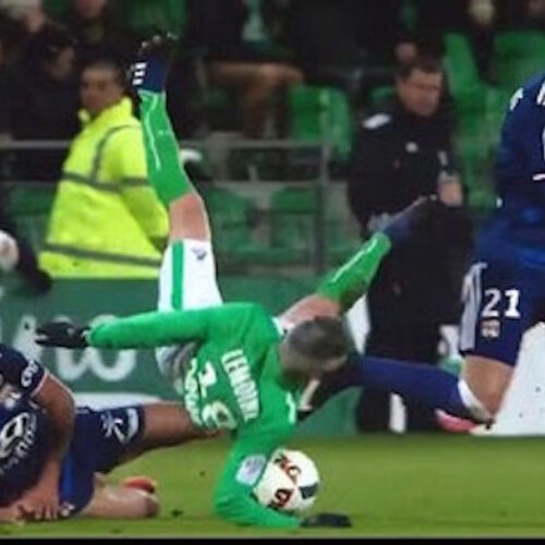 Tolisso red card vs Saint-Etienne