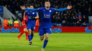 Read more about the article Vardy runs rampant in Leicester win