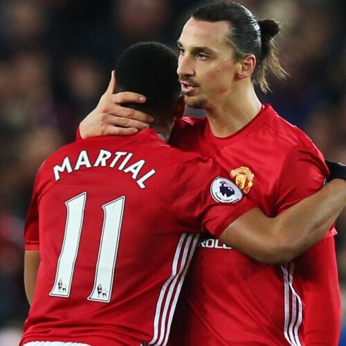 Ibrahimovic praises Martial’s professionalism