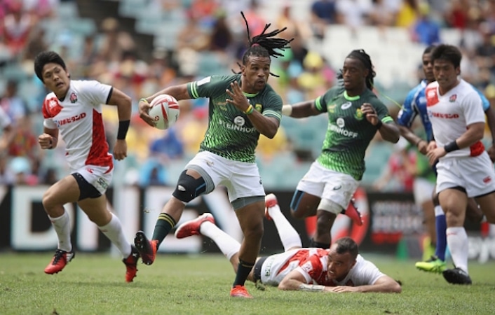 You are currently viewing Senatla stars but Blitzboks battle against Kenya