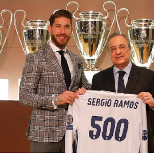 Ramos honoured with 500th Real appearances