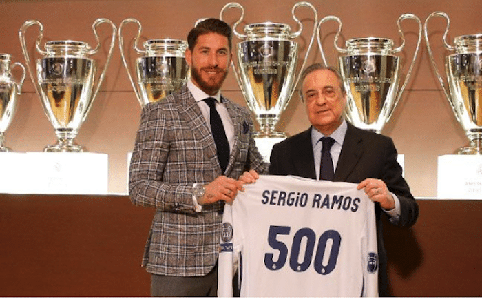You are currently viewing Ramos honoured with 500th Real appearances