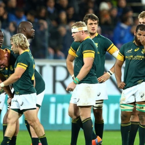 Springboks hit rankings low