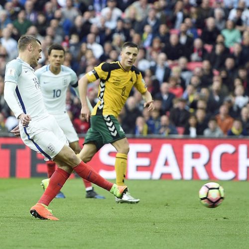 Vardy satisfied with his display against Lithuania
