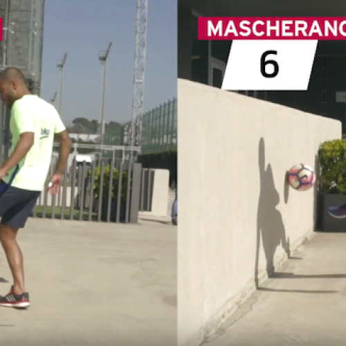 WATCH: Barca’s ‘wall ball’ challenge