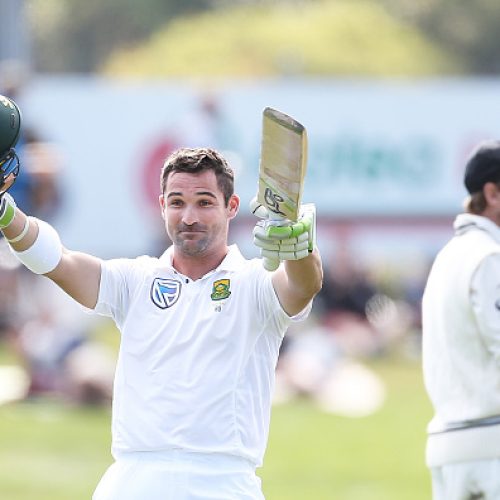 Elgar strikes century as Proteas fight back