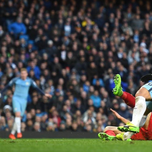 Aguero rescue City point against Liverpool