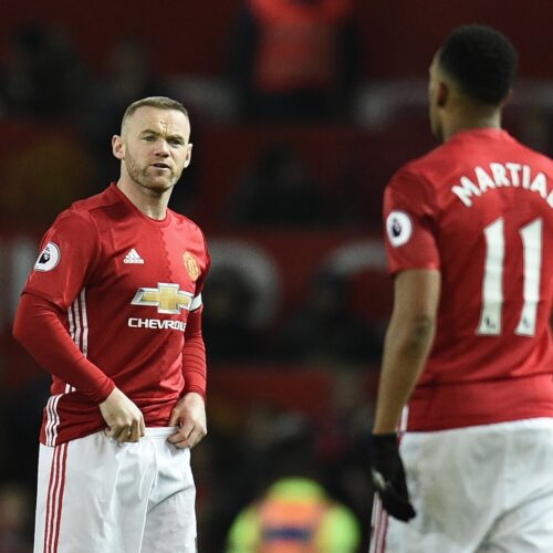 Martial, Rooney ruled out for Rostov clash