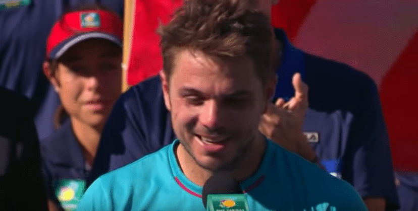 You are currently viewing WATCH: Emotional Wawrinka calls Federer an ‘arsehole’