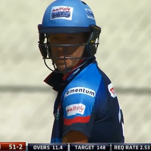 WATCH: AB stars for Titans in domestic One-Day Cup